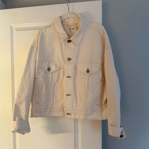 AE7 Cream Denim Jacket